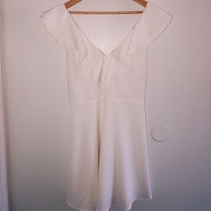 LULUs White Formal Graduation Dress